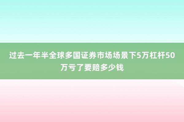 过去一年半全球多国证券市场场景下5万杠杆50万亏了要赔多少钱