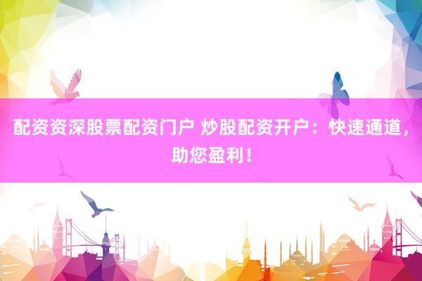 配资资深股票配资门户 炒股配资开户：快速通道，助您盈利！